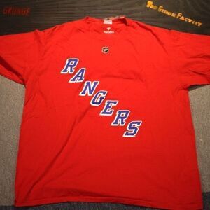 Fanatics NHL Rangers Lafreniere 13 Red T-Shirt - Size XL